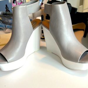 BCBG platform wedge